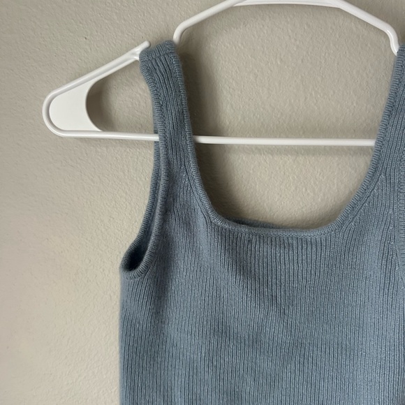 Reformation Blue Knit Tank Top size small - Picture 6 of 7